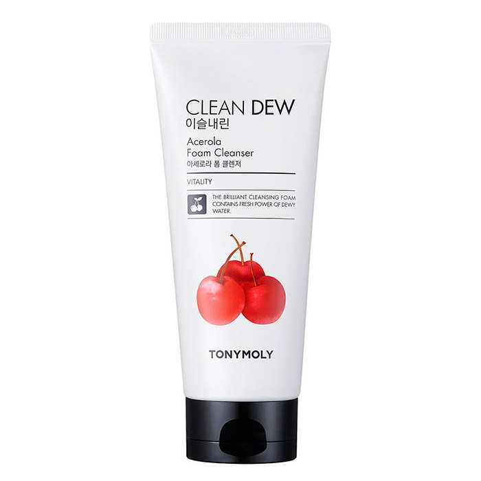 Пенка для лица с экстрактом ацеролы TONY MOLY Clean Dew Acerola Foam Cleanser